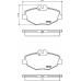 T5154 PAGID Комплект тормозных колодок, дисковый тормоз