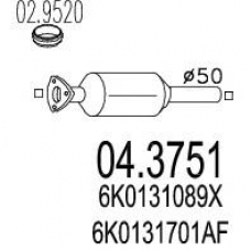 04.3751 MTS Катализатор