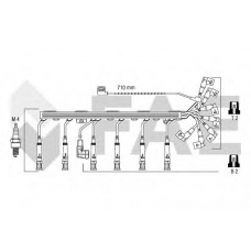 85920 FAE Комплект проводов зажигания