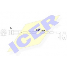 610445 E C ICER Сигнализатор, износ тормозных колодок
