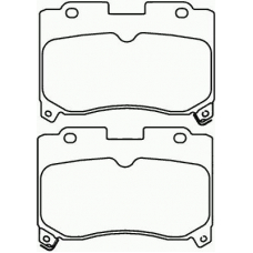 P 83 090 BREMBO Комплект тормозных колодок, дисковый тормоз