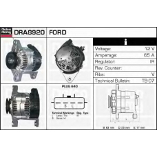 DRA8920 DELCO REMY Генератор
