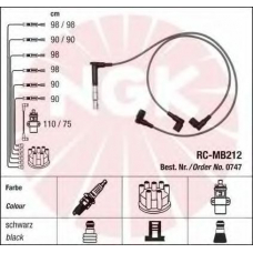0747 NGK Комплект проводов зажигания