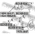 BZAB-013 FEBEST Подвеска, рычаг независимой подвески колеса