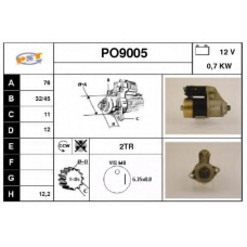 PO9005 SNRA Стартер