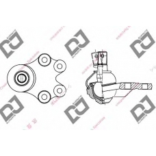 DB1010 DJ PARTS Несущий / направляющий шарнир