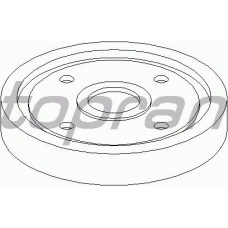 401 620 TOPRAN Шарнир, продольный вал