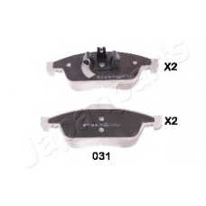 PA-031AF JAPANPARTS Комплект тормозных колодок, дисковый тормоз