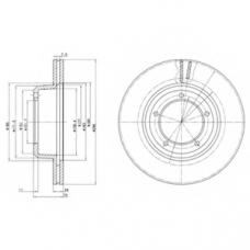 BG2612 DELPHI Тормозной диск