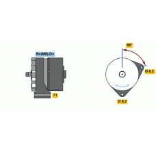 0 120 469 992 BOSCH Генератор