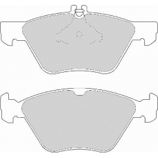 FD6757A NECTO Комплект тормозных колодок, дисковый тормоз