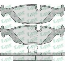05P306 LPR Комплект тормозных колодок, дисковый тормоз