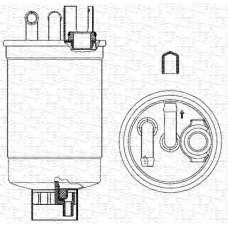 213908542000 MAGNETI MARELLI Топливный фильтр