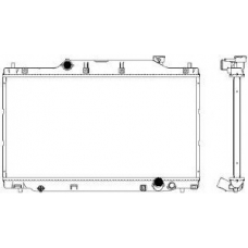 3211-1020 SAKURA  Automotive Радиатор, охлаждение двигателя