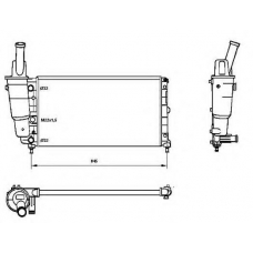 53225 NRF Радиатор, охлаждение двигателя