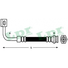 6T48190 LPR Тормозной шланг