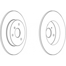 DDF1111-1 FERODO Тормозной диск