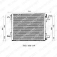 TSP0225326 DELPHI Конденсатор, кондиционер