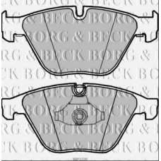 BBP2338 BORG & BECK Комплект тормозных колодок, дисковый тормоз