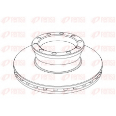 NCA1040.20 KAWE Тормозной диск