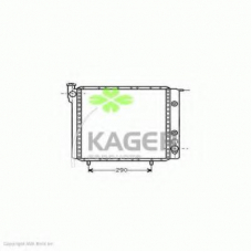 31-2997 KAGER Радиатор, охлаждение двигателя