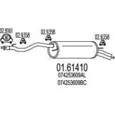 01.61410 MTS Глушитель выхлопных газов конечный
