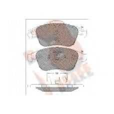 RB1859 R BRAKE Комплект тормозных колодок, дисковый тормоз