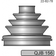 QJB156 QUINTON HAZELL Комплект пылника, приводной вал