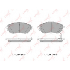 BD-7605 LYNX Колодки торм. toyota auris 12=