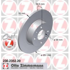 230.2352.20 ZIMMERMANN Тормозной диск