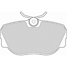 FD6376N NECTO Комплект тормозных колодок, дисковый тормоз