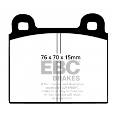 DP103 EBC Brakes Колодки тормозные