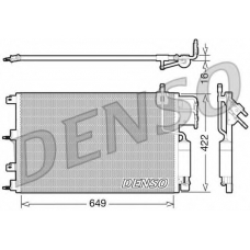 DCN10023 DENSO Конденсатор, кондиционер