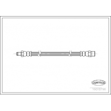19018796 CORTECO Тормозной шланг