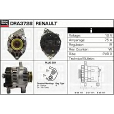 DRA3728 DELCO REMY Генератор