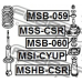 MSI-CYUP FEBEST Тарелка пружины