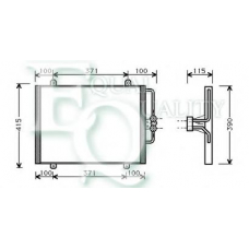 CO0187 EQUAL QUALITY Конденсатор, кондиционер