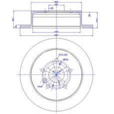 142.1201 CAR Тормозной диск
