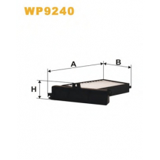 WP9240 WIX Фильтр, воздух во внутренном пространстве