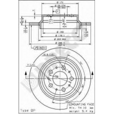 BS 7584 BRECO Тормозной диск