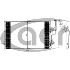 300549 ACR Конденсатор, кондиционер
