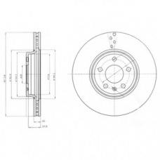 BG4079 DELPHI Тормозной диск