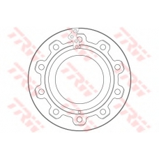 DF5030S TRW Тормозной диск