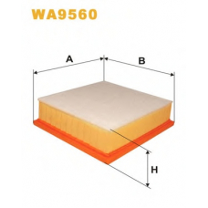 WA9560 WIX Воздушный фильтр