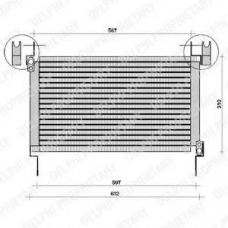 TSP0225006 DELPHI Конденсатор, кондиционер