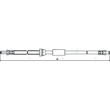 HOS3044 APEC Тормозной шланг