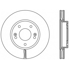 BDR2443.20 OPEN PARTS Тормозной диск