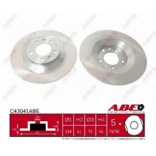 C43041ABE ABE Тормозной диск