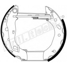16267 fri.tech. Комплект тормозных колодок