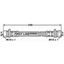 FBH7447 FIRST LINE Тормозной шланг